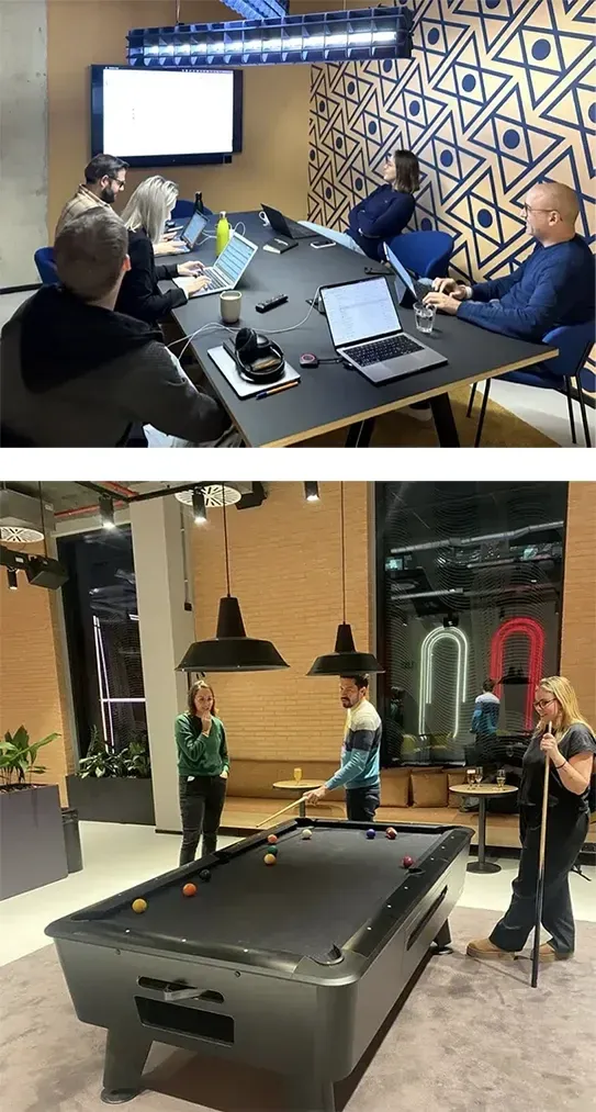 SEOCOM team in a working session