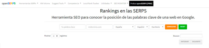 openSERPS Checker