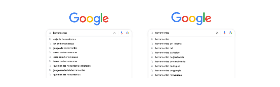 Cómo encontrar palabras clave long tail con Google Autocomplete