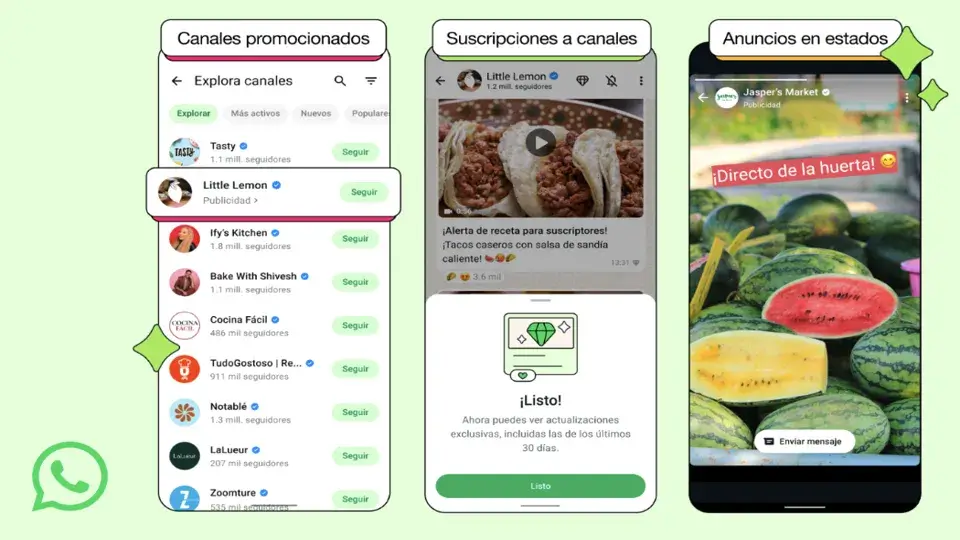 Meta activa la publicidad en WhatsApp