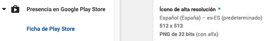 icono google play console