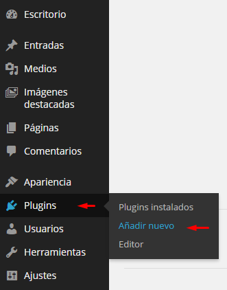 instalar plugins en WordPress